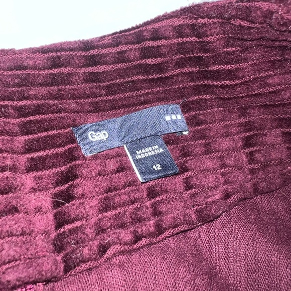 Y2K Gap skirt SZ 12 purple wine corduroy 90s  Fall cute trendy all season - Picture 4 of 9